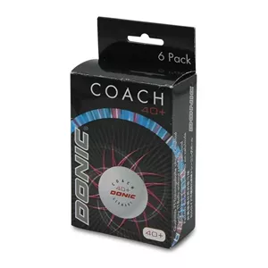 توپ پینگ پنگ دونیک کوچ +40 پلاستیکی بسته 6 عددی HGH