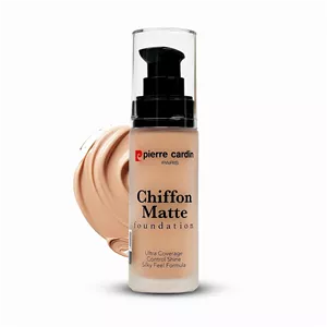 کرم پودر پیرکاردین PIERRE CARDIN مدل چیفون مت CHIFFON MATTE حجم 30 میلی لیتر
