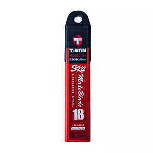 تیغ کاتر تیوان مدلT01 سایز 18 میلیمتر مجموعه 8 عددی توس