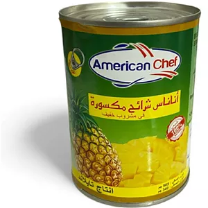 کمپوت آناناس تیکه بزرگ خارجی