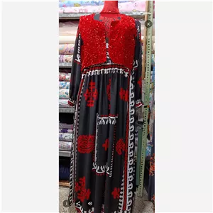 لباس محلی دوخته شده با گلونی 