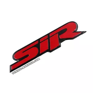 آرم فلزی SiR قرمز مشکی 16 CM اورجینال ( پس کرایه )