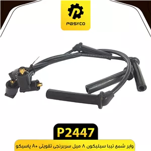 وایر شمع تیبا سیلیکون 8 میل سر برنجی +A پاسیکو P2447 ک20