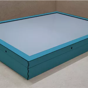 میز نور A2 آبی فیروزه ای
