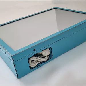 میز نور A3 فیروزه ای