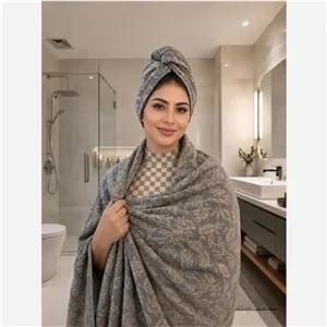 ست حوله استخری وکلاه هندی موکا