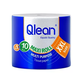 دستمال کاغذی 400 برگ 2 لایه کیولین ماکسی رول مدل چند منظوره سایز XXL کد 837