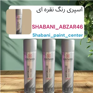 اسپری رنگ نقره ای متالیک هافمن