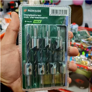 مته چوب خزینه دار PARKSIDE آلمانی اورجینال مدل PSB 6 A1 ست 8 عددی