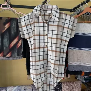 شومیز زنانه گرهی نخی چهارفصل سایز لارج و ایکس لارج