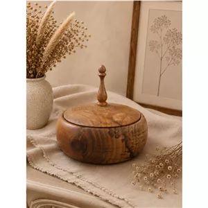 شکلات خوری دستساز چوب گردو 