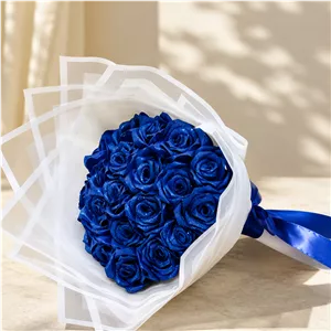 دسته گل روبانی