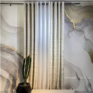 پرده مخمل طلاکوب استخونی