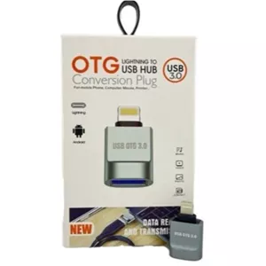 مبدل OTG لایتنینگ اپل - تبدیل USB به آیفون Lightning اورجینال USB 3.0 مدل CONVERSION