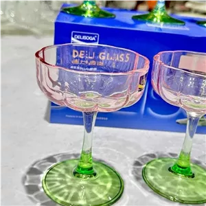 بستنی خوری رنگی طرح گل