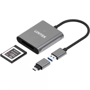  کارت خوان XQD، مبدل کارت حافظه یونیتک Unitek USB 3.1 Type A به XQDسازگار با کارت حافظه سونی، لکسار و نیکون