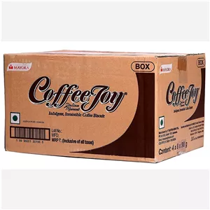 بیسکوییت قهوه کوفی جوی Coffee Joy بسته 18 عددی 45 گرمی عمده کارتن 6 عددی