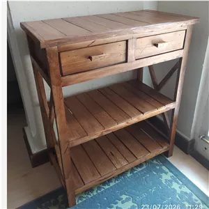 کافی بار کافیبار کنسول کمد نظم دهنده جاکفشی چوبی روستیک