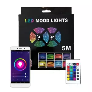 پکیج کامل ریسه نواری RGB اقتصادی با اپلیکیشن موبایلی- USB