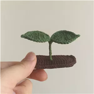 پنس جوانه ،گیره مو جوانه بافتنی 