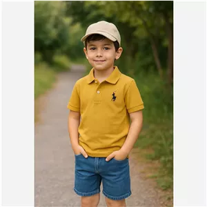 تیشرت یقه دار جودون پسرانه سایز 2 تا 12 سال