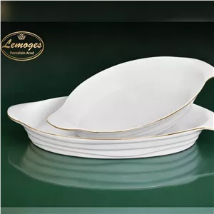 تابه چینی مدرن لب طلایی مارک لمون
