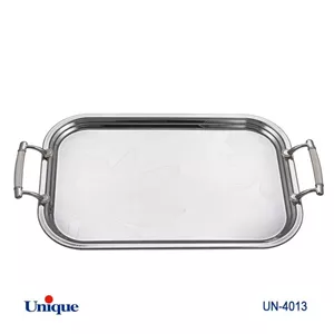 سینی استیل یک میل یونیک Unique بدون پایه بزرگ کد UN-4013 (پس کرایه)