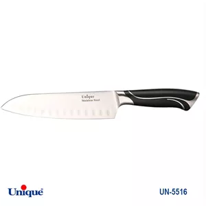 کارد تک آشپزخانه 7 سانتاکو یونیک Unique کد UN-5516 طرح خط دار (پس کرایه)