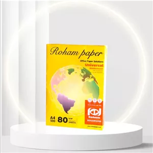 کاغذ 80gr) A4 Roham Paper)