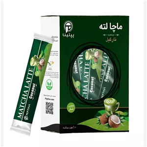 ماچا لته نارگیل پپتینا