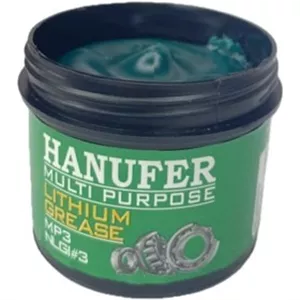 گریس هانوفر HANUFER پایه لیتیوم نسوز سبز 100 گرمی mp3