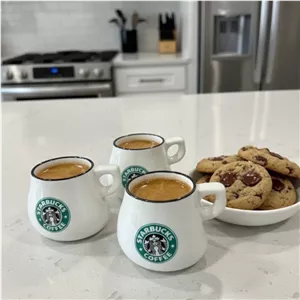اسپرسو خوری سرامیکی دفرمه STARBUCKS
