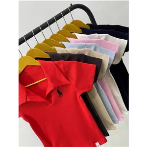 پولوشرت زنانه یقه ساده کبریتی polo 