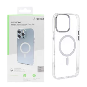 قاب belkin شفاف Magsafe مدل Apple iPhone 16 (پک دار)