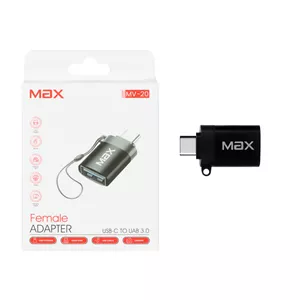 تبدیل Max Type-C To USB3.0 مدل MV-20 - مشکی - MMX