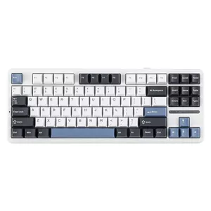 کیبورد گیمینگ سیمدار آئولا مدل AULA F87 با سوئیچ Gray
