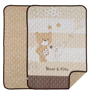 لحاف تک کودک رزبرن طرح bear & kite 