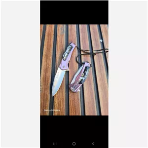 چاقو خارجی مدل باک رنگ بنفش