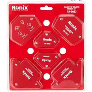 ست گونیا مگنت جوشکاری رونیکس 6 عددی مدل RH-9083