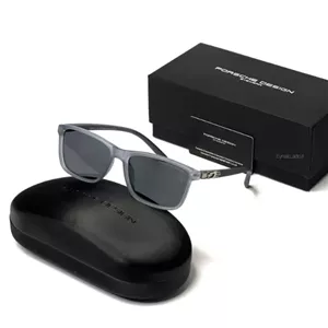 عینک آفتابی پورش دیزاین مدل PC9008P فریم مستطیلی Tr90 نشکنلنز UV400مناسب زنانه و مردانه