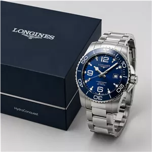ساعت مردانه لونژین Longines مدل HydroConquest – صفحه آبیLongines HydroConquest Stainless Steel