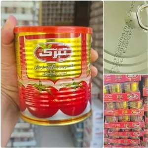 رب گوجه فرنگی 800 گرمی تبرک 5 باکس 12 عددی