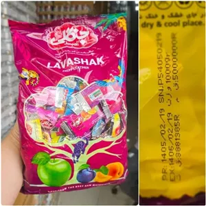 لواشک پذیرایی جنگلی یک کیلوگرمی 10 کارتن 6 عددی