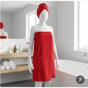 ست حوله دکلته با کلاه هندی