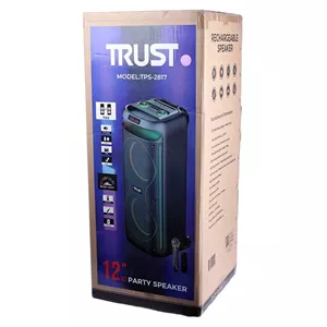 اسپیکر چمدانی بلوتوثی تراست TPS-2817 + میکروفون و ریموت کنترل