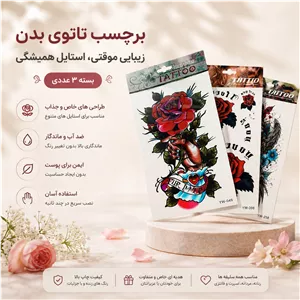 برچسب تاتوی بدن بسته 3 عددی 
