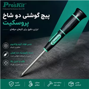 پیچ گوشتی دو شاخ پروسکیت