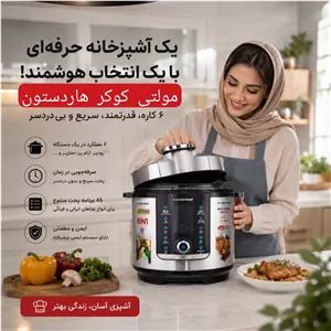 مولتی کوکر هاردستون مدل mcs4603b در حد نو