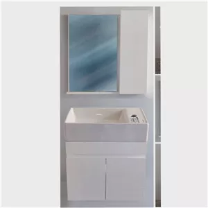 فول ست روشویی کابینتی آندره سفید به همراه آینه و باکس ( طول 45 عرض 25) (پس کرایه)