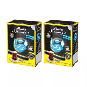 چای سیاه شکسته سیلان دو غزال - 500 گرم بسته 2 عددی
